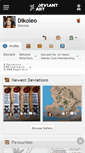 Mobile Screenshot of dikoleo.deviantart.com