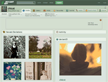 Tablet Screenshot of chicot.deviantart.com