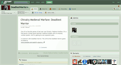 Desktop Screenshot of deadliestwarrior.deviantart.com