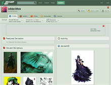 Tablet Screenshot of oddacidtea.deviantart.com