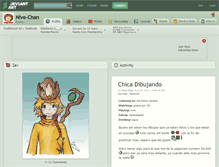 Tablet Screenshot of nive-chan.deviantart.com