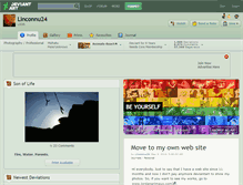 Tablet Screenshot of linconnu24.deviantart.com