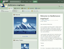 Tablet Screenshot of neoromance-angelique.deviantart.com