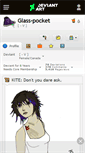 Mobile Screenshot of glass-pocket.deviantart.com