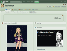 Tablet Screenshot of koibitoanime.deviantart.com