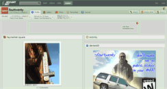 Desktop Screenshot of fourtwenty.deviantart.com