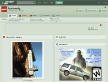Tablet Screenshot of fourtwenty.deviantart.com