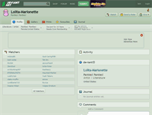 Tablet Screenshot of lolita-marionette.deviantart.com