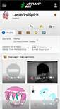 Mobile Screenshot of lostwindspirit.deviantart.com
