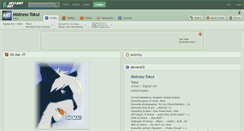 Desktop Screenshot of mistress-tokui.deviantart.com