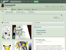 Tablet Screenshot of emocupcake08.deviantart.com
