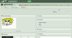 Desktop Screenshot of caleb-is-da-bom.deviantart.com