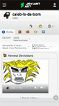 Mobile Screenshot of caleb-is-da-bom.deviantart.com