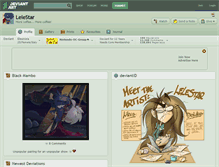 Tablet Screenshot of lelestar.deviantart.com