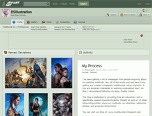 Tablet Screenshot of dsillustration.deviantart.com