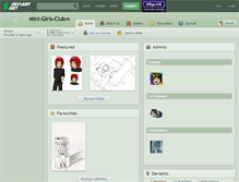 Tablet Screenshot of mini-girls-club.deviantart.com