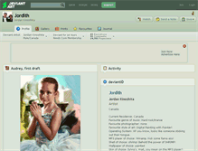 Tablet Screenshot of jordith.deviantart.com