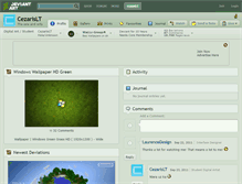 Tablet Screenshot of cezarislt.deviantart.com