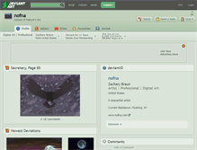 Tablet Screenshot of nofna.deviantart.com