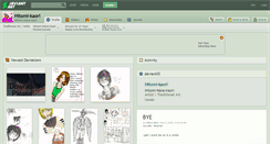 Desktop Screenshot of hitomi-kaori.deviantart.com