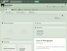 Tablet Screenshot of omni-flow.deviantart.com