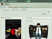 Tablet Screenshot of madfather.deviantart.com