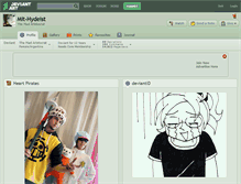 Tablet Screenshot of mit-hydeist.deviantart.com
