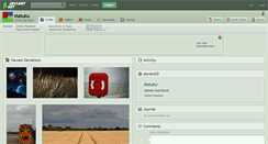 Desktop Screenshot of matuku.deviantart.com