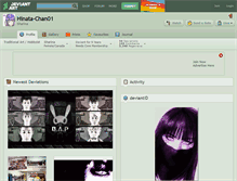 Tablet Screenshot of hinata-chan01.deviantart.com