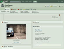 Tablet Screenshot of maxdicapua.deviantart.com