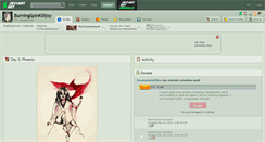 Desktop Screenshot of burningspinkilljoy.deviantart.com