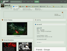 Tablet Screenshot of gues-nk.deviantart.com