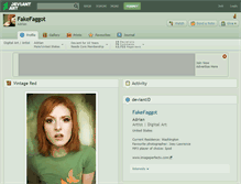 Tablet Screenshot of fakefaggot.deviantart.com