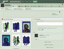 Tablet Screenshot of jellyfishy.deviantart.com