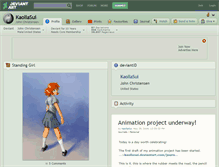 Tablet Screenshot of kaollasui.deviantart.com