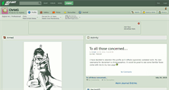 Desktop Screenshot of christg.deviantart.com