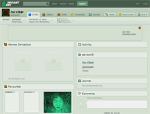Tablet Screenshot of nu-clear.deviantart.com