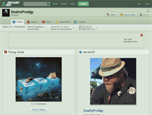 Tablet Screenshot of deathsprodigy.deviantart.com