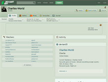 Tablet Screenshot of charlies-world.deviantart.com