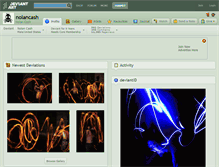 Tablet Screenshot of nolancash.deviantart.com