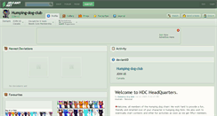 Desktop Screenshot of humping-dog-club.deviantart.com
