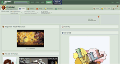 Desktop Screenshot of m4d-dog.deviantart.com