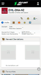 Mobile Screenshot of evil-dna-nz.deviantart.com