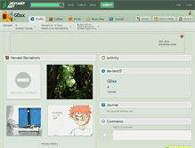 Tablet Screenshot of gdxx.deviantart.com