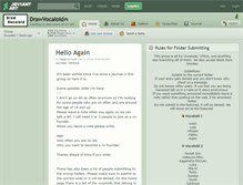 Tablet Screenshot of drawvocaloid.deviantart.com