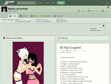 Tablet Screenshot of marie-lacrymosa.deviantart.com