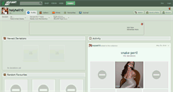 Desktop Screenshot of holyhell10.deviantart.com