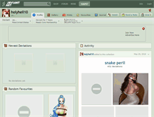 Tablet Screenshot of holyhell10.deviantart.com