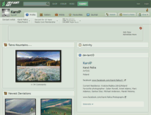 Tablet Screenshot of karolp.deviantart.com