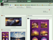 Tablet Screenshot of gasolin3.deviantart.com